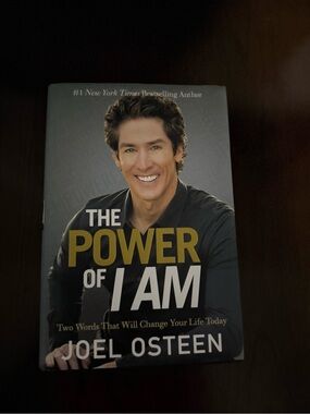 The Power of I Am by Joel Osteen - Yellow & Black Cover